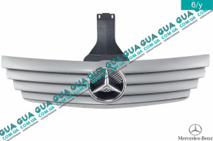 Решетка радиатора W203 ( Купе ) Mercedes / МЕРСЕДЕС C-CLASS 1994- / С-КЛАСС C200 CDI (2148 куб.см.)