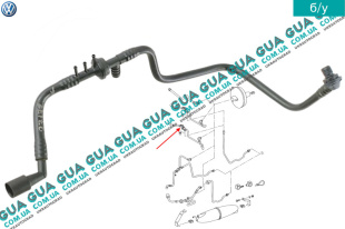 Шланг / патрубок вакуумной системы ДЕФЕКТ ( трубка вакуумного усилителя тормозов )   