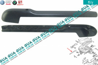 Накладка / молдинг / крышка салазок переднего сиденья внутренняя правая Seat / СЕАТ LEON 1999-2006 1.9TDI (1896 куб. см.)