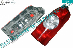  Фонарь задний правый с 2003- Renault / РЕНО MASCOTT 2004-2010 / МАСКОТ 04-10 3.0TDI (2953 куб.см.)