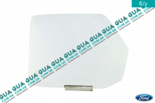 Стекло двери задней левой ( 5-дверный ) Ford / ФОРД ESCORT 1992-1995 / ЭСКОРТ 92-95 1.3 (1299 куб. см.)