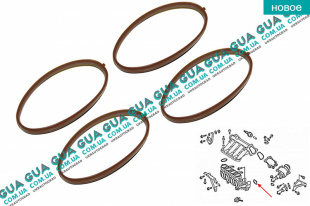 Прокладка впускного коллектора ( верхняя ) 1шт.   