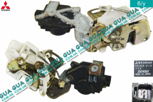 Замок двери задней левой электрический Mitsubishi / МИТСУБИСИ PAJERO III 2000-2006 / ПАДЖЕРО 3 00-06 3.5 (3497 куб.см.)