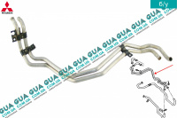 Патрубок / шланг системы отопления ( теплообменника / трубка радиатора печки ) Mitsubishi / МИТСУБИСИ PAJERO IV 2006- / ПАДЖЕРО 4 06- 3.2DI-D (3200 куб.см.)