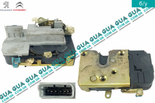 Замок двери передней правой электрический ( внутренний ) 6 пинов   