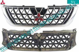 Решетка радиатора Mitsubishi / МИТСУБИСИ L200 1996-2006 / Л200 96-06 2.5TD 4WD (2477 куб.см.)