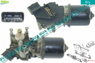 Моторчик стеклоочистителя ( электродвигатель дворников )   