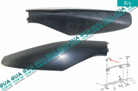 Крышка / накладка рейлинга передняя левая Toyota / ТОЙОТА LAND CRUISER 2000- 3.0D-4D 4WD (2982 куб.см.)