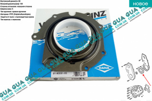 Сальник / прокладка топливного насоса ТНВД / коленвала передний   