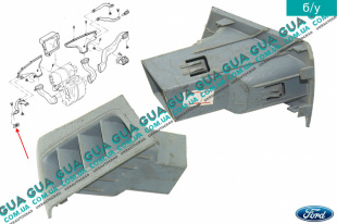 Дефлектор / воздушная заслонка обдува кабины левая Ford / ФОРД TRANSIT ( CUSTOM ) 2013- / ТРАНЗИТ (КАСТОМ) 13- 2.2 TDCI (2198 куб.см.)