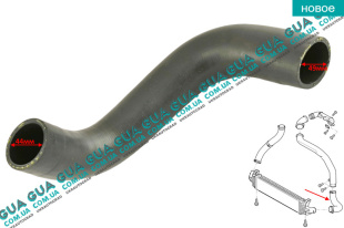Патрубок интеркулера ( трубка от радиатора к турбине )   