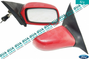 Зеркало наружное правое механика Ford / ФОРД ESCORT 1992-1995 / ЭСКОРТ 92-95 1.3 (1299 куб. см.)