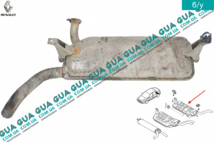 Выхлопная труба ( глушитель )   