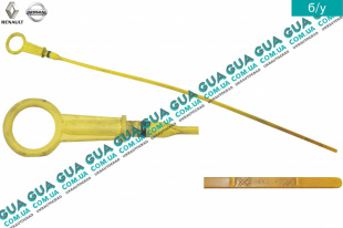 Щуп уровня масла ( рабочая длина L-490мм ) пластик   