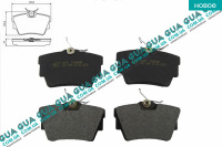 Тормозные колодки задние ( TRW )