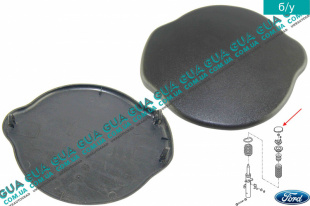 Крышка / заглушка / накладка амортизатора стойки левая   