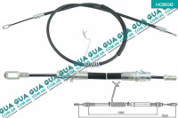 Трос ручного тормоза задний правый  ( двухкатковый / RWD  ) L1533 / 1335 Ford / ФОРД TRANSIT 2006- / ТРАНЗИТ 06- 2.2TDCI (2198 куб.см.)