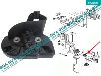 Замок задний боковой / сдвижной правой двери ( защелка ) VW / ВОЛЬКС ВАГЕН TRANSPORTER V 2003- / ТРАНСПОРТЕР 5 03- 2.0TDI (1968 куб.см.)