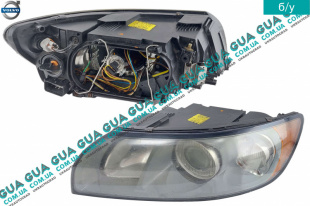Фара передняя левая Volvo / ВОЛЬВО S40 II 1.6 (1596 куб. см.)