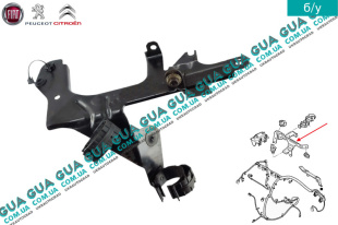 Кронштейн крепления топливних трубок / насоса ТНВД    