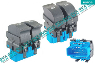 Кнопка стеклоподъемника левая / водительская ( блок кнопок / кнопки подъема стекла )   