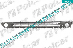 Решетка радиатора в бампер (отверстия  под противотуманые фары )   