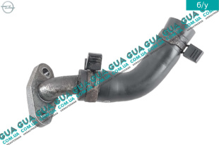 Трубка обратки масла с турбины ( слива масла )   