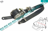 Ремень безопасности инерционный с пиропатроном передний правый Nissan / НИССАН ALMERA N16 / АЛЬМЭРА Н16 2.2 DCI ( 2184 куб.см.)