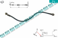 Шланг / трубка тормозной системы передний левый L487 Nissan / НИССАН ALMERA N16 / АЛЬМЭРА Н16 2.2 DCI ( 2184 куб.см.)
