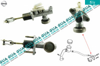 Главный цилиндр сцепления  Nissan / НИССАН ALMERA N16 / АЛЬМЭРА Н16 2.2 DCI ( 2184 куб.см.)