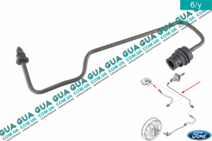 Трубка / шланг системы цилиндра сцепления Ford / ФОРД C-MAX 2003-2007 / ФОКУС С-МАКС 2.0TDCI  (1997 куб. см.)