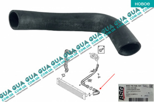 Патрубок интеркулера от турбины к радиатору   