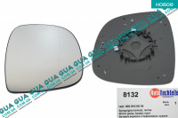 Вкладыш зеркала заднего вида правый с подогревом