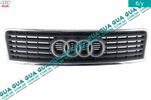 Решетка радиатора Audi / АУДИ A6 1998-2005 2.4 (2393 куб.см.)	