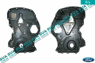 Крышка двигателя / защита цепи привода ГРМ передняя Ford / ФОРД TRANSIT 2006- / ТРАНЗИТ 06- 2.4TDCI (2402 куб.см)