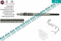 Свеча накала 11V Volvo / ВОЛЬВО V70 III 1.6D (1560 куб.см.)