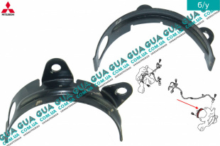 Защита ротора венца АБС / ABS задняя левая ( ступици / цапфы ) Mitsubishi / МИТСУБИСИ PAJERO IV 2006- / ПАДЖЕРО 4 06- 3.2DI-D (3200 куб.см.)