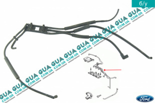 Трубки / шланги блока клапанов вакуумной системы    