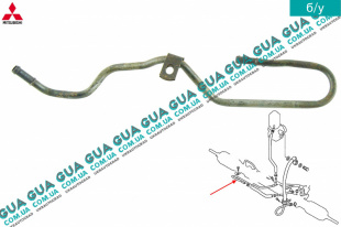 Шланг / патрубок гидроусилителя руля ( трубка низкого давления ГУРа ) Mitsubishi / МИТСУБИСИ PAJERO III 2000-2006 / ПАДЖЕРО 3 00-06 3.2DI-D (3200 куб.см.)