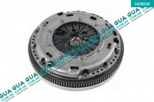 Маховик сцепления демпферный (с комплектом сцепления)   