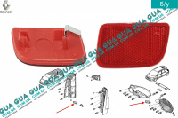 Отражатель заднего бампера ( катафот  правый )