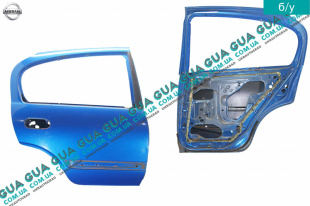 Дверь задняя правая ( хэтчбек ) Nissan / НИССАН ALMERA N16 / АЛЬМЭРА Н16 2.2 DCI ( 2184 куб.см.)