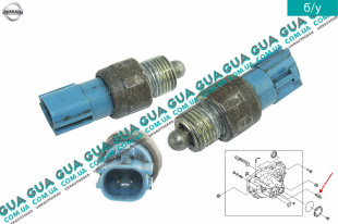 Датчик заднего хода ( Выключатель, фара заднего хода ) Nissan / НИССАН ALMERA N16 / АЛЬМЭРА Н16 2.2 DCI ( 2184 куб.см.)