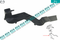 Воздуховод отопителя / печки салона левый Mazda / МАЗДА 323 F 1998-2004 1.6 (1598 куб.см. )