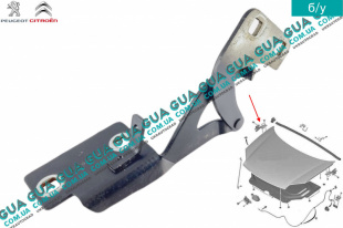 Петля капота правая   