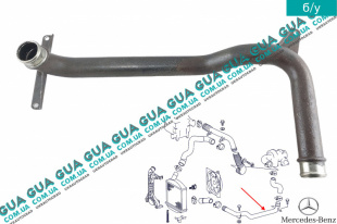 Патрубок интеркулера нижний   