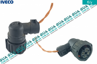 Фишка / разъем датчик спидометра ( датчика скорости ) 2 пина Renault / РЕНО MASCOTT 2004-2010 / МАСКОТ 04-10 3.0TDI (2953 куб.см.)