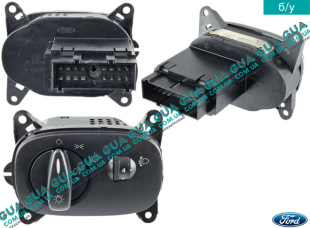 Переключатель \ включатель света фар / противотуманных фар / корректор фар   