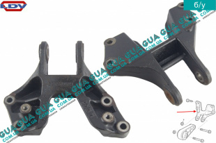 Кронштейн подушки / опора / лапа подвески двигателя LDV / ЛДВ MAXUS 2005- 2.5CRD (2499 куб.см.)