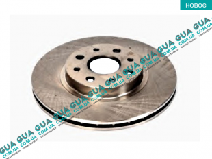 Тормозной диск вентилируемый передний   